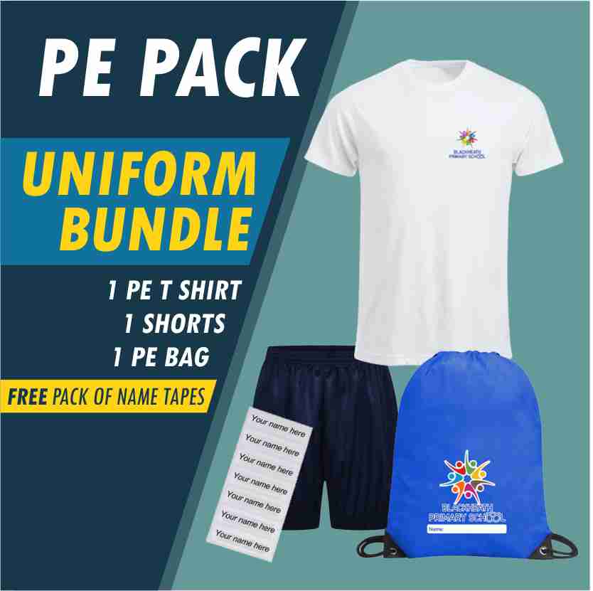 Bundle offer of T Shirt, Shorts and a PE Bag! - Free Names Tapes included!