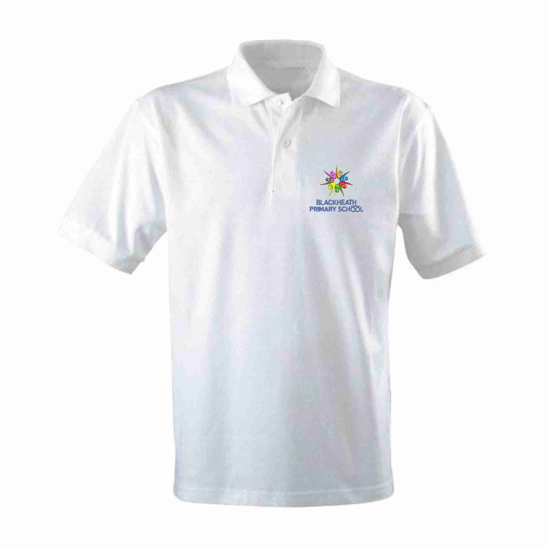 School Poloshirt, complete with embroidered logo